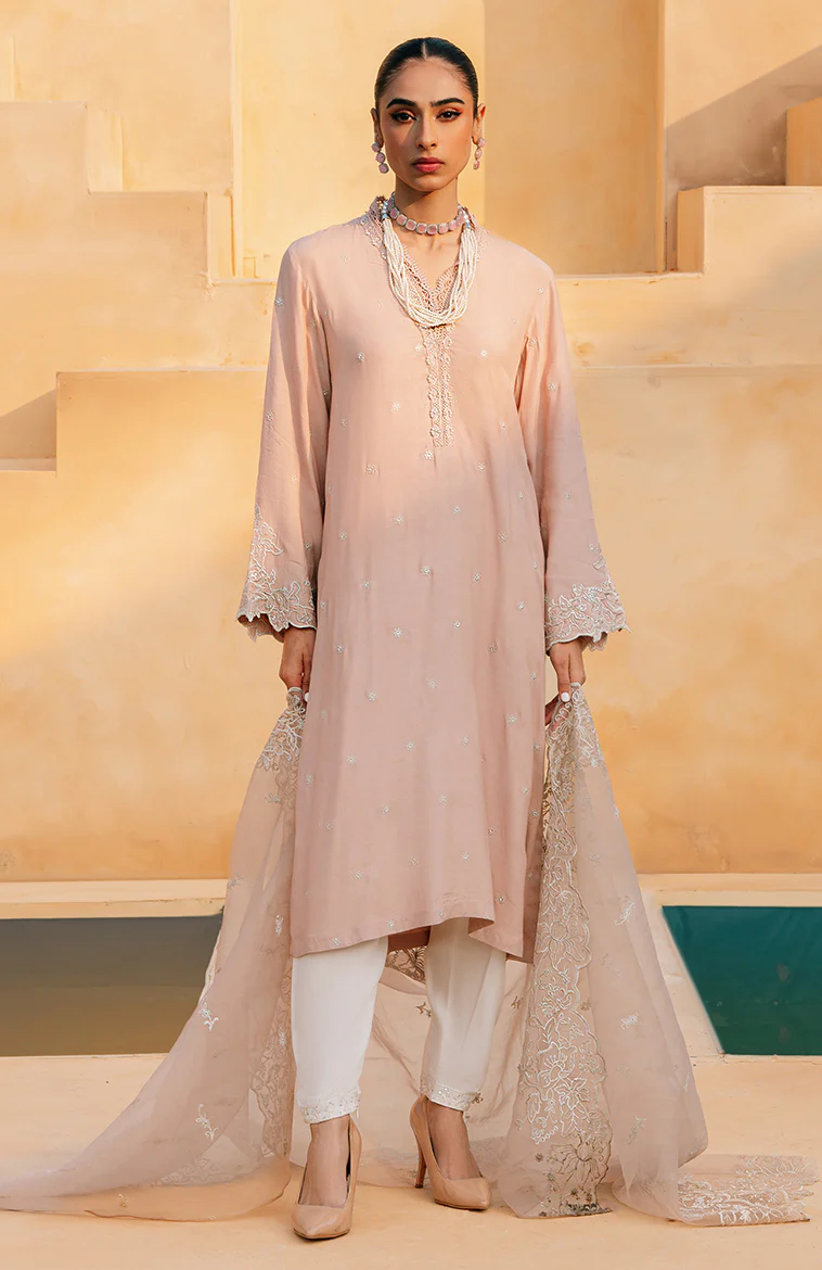 FLORET HEAVEN-2 PIECE (SHIRT & DUPATTA) - Image 5