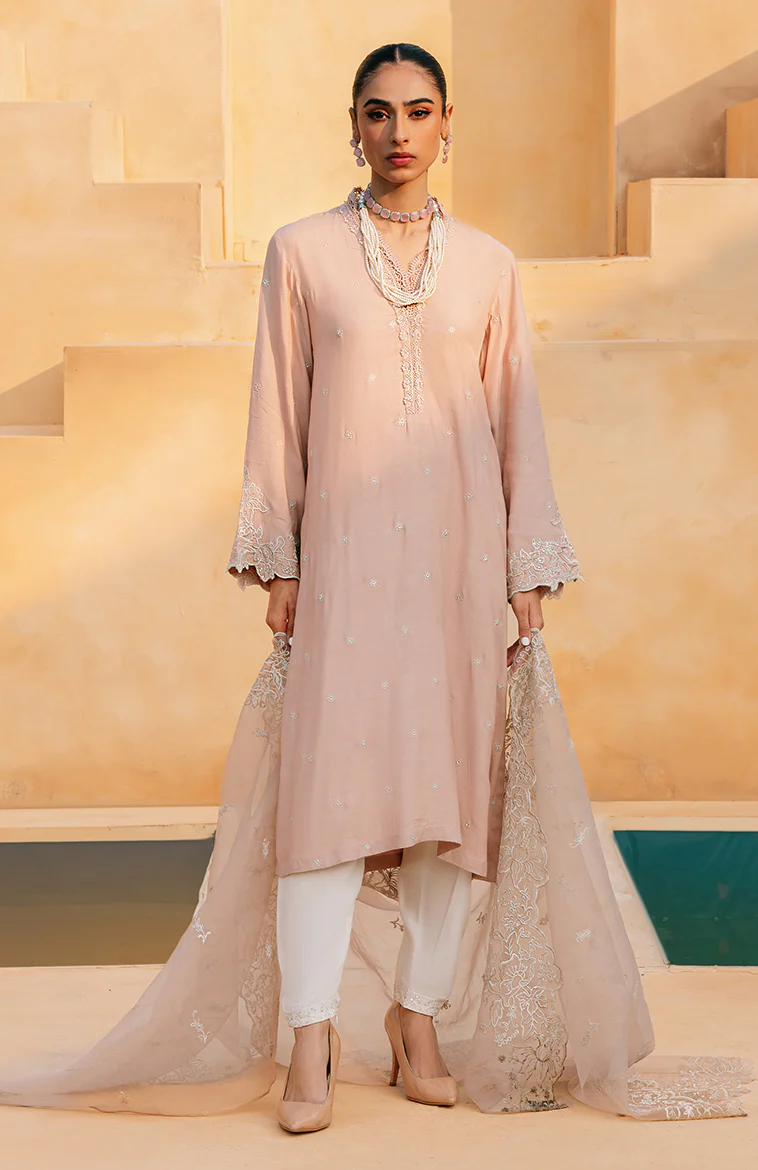 FLORET HEAVEN-2 PIECE (SHIRT & DUPATTA) - Image 6