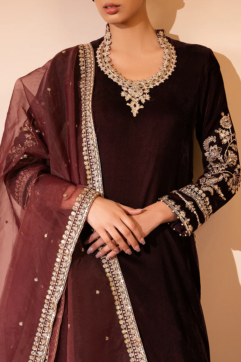 GARNET GRACE-3 PC (SHIRT,TROUSER & DUPATTA) - Image 3