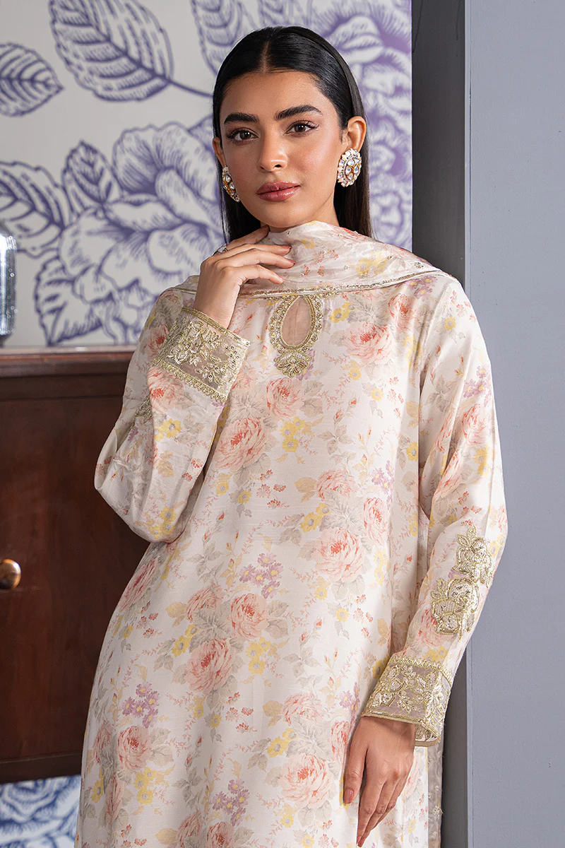 GILDED ROSE-2PC (SHIRT & DUPATTA) - Image 7