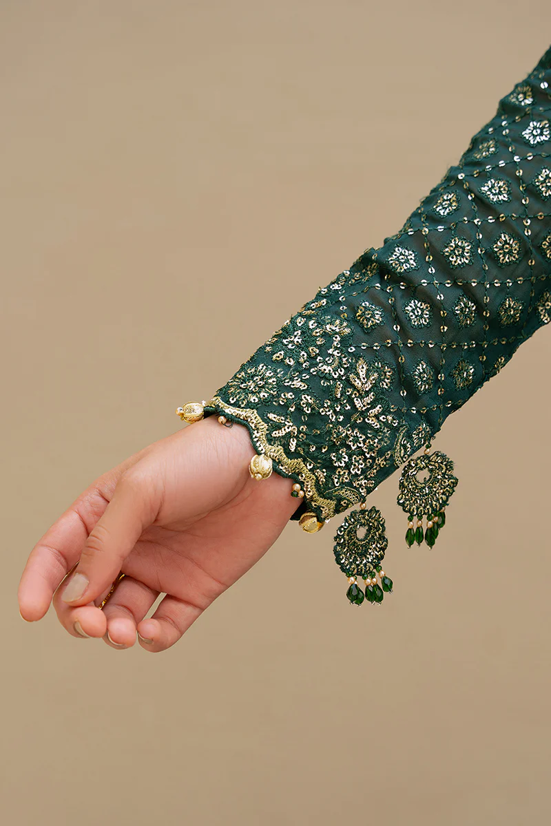 GREEN SPRING-3PC CHIFFON EMBROIDERED PRET - Image 4
