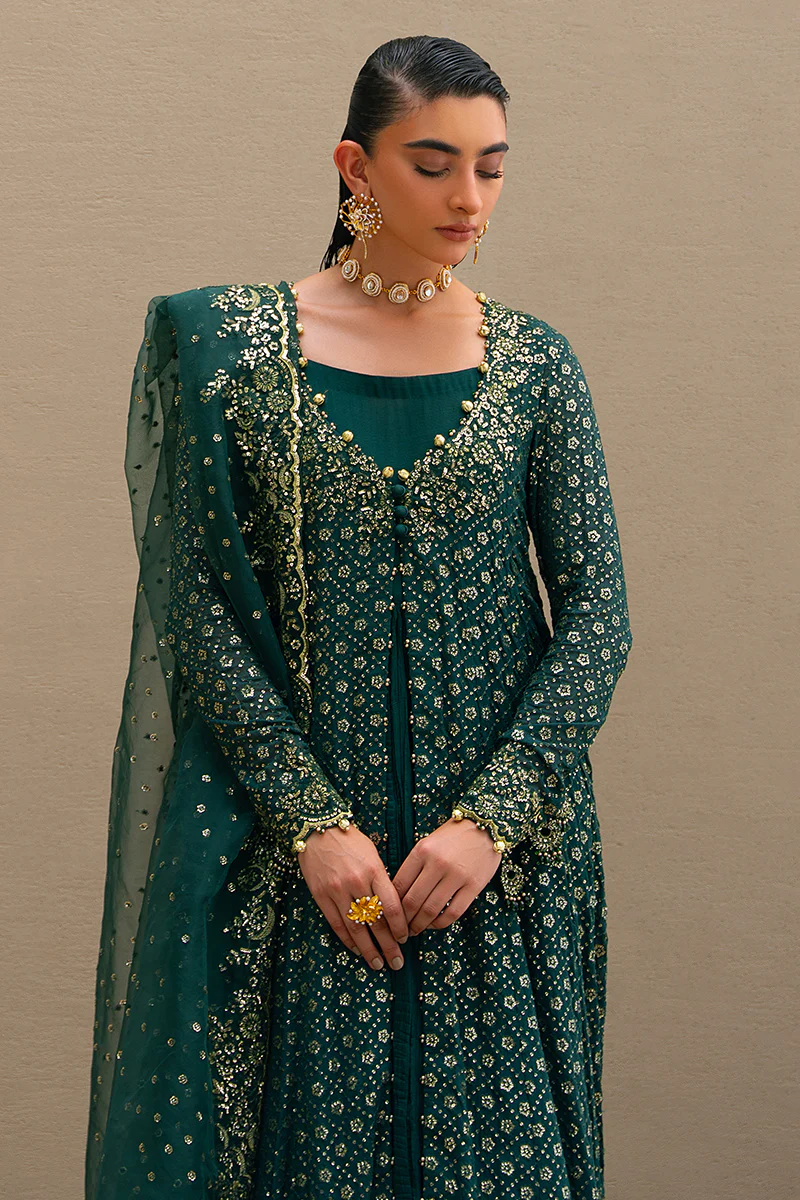 GREEN SPRING-3PC CHIFFON EMBROIDERED PRET - Image 6
