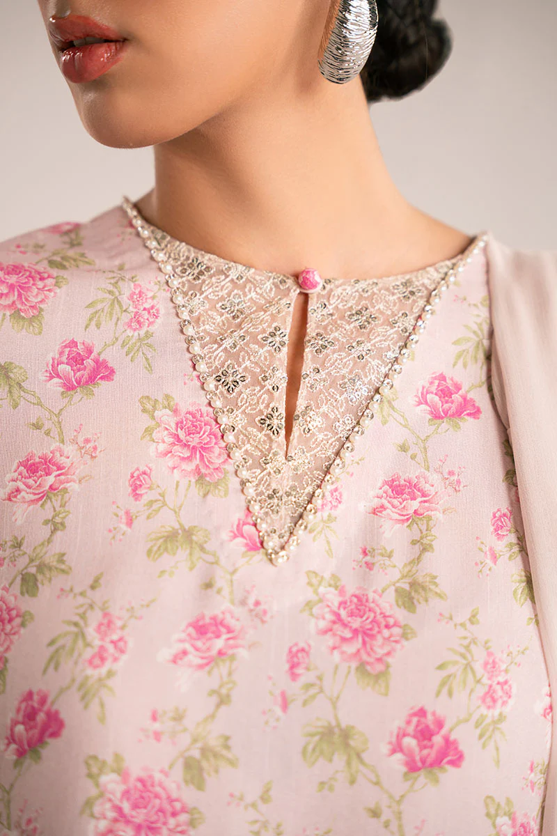 HUSHED VOILET-2PC (SHIRT & DUPATTA) - Image 2