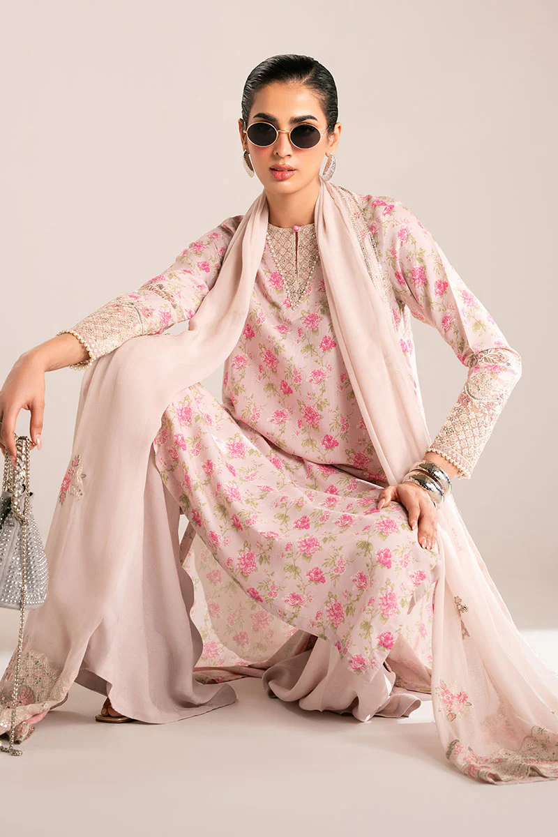 HUSHED VOILET-2PC (SHIRT & DUPATTA) - Image 4
