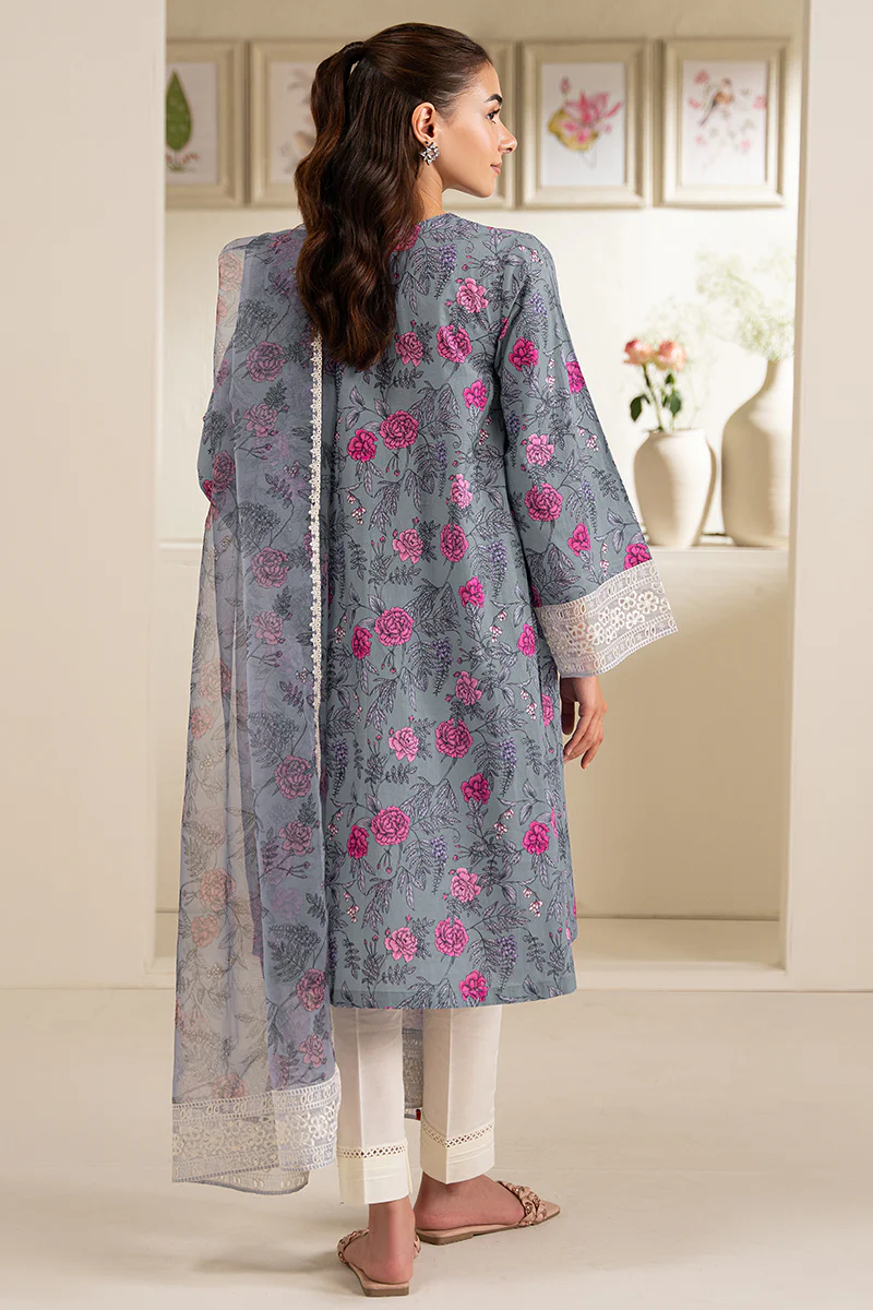 INDIGO GARDEN-2 PC (SHIRT & DUPATTA) - Image 5