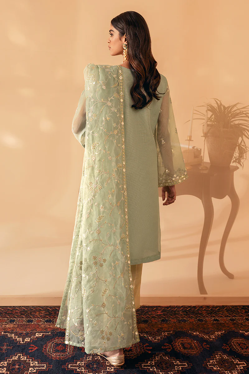 JADE BLAZE NET-2PC(SHIRT & DUPATTA) - Image 3