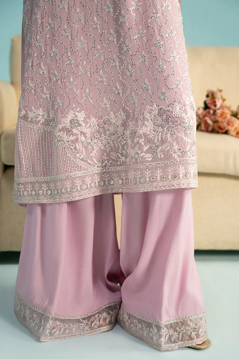 LAVENDER BLING-3PC (SHIRT, TROUSER & DUPATTA) - Image 2