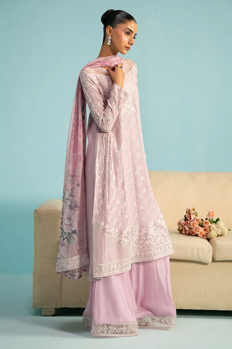 LAVENDER BLING-3PC (SHIRT, TROUSER & DUPATTA) - Image 5
