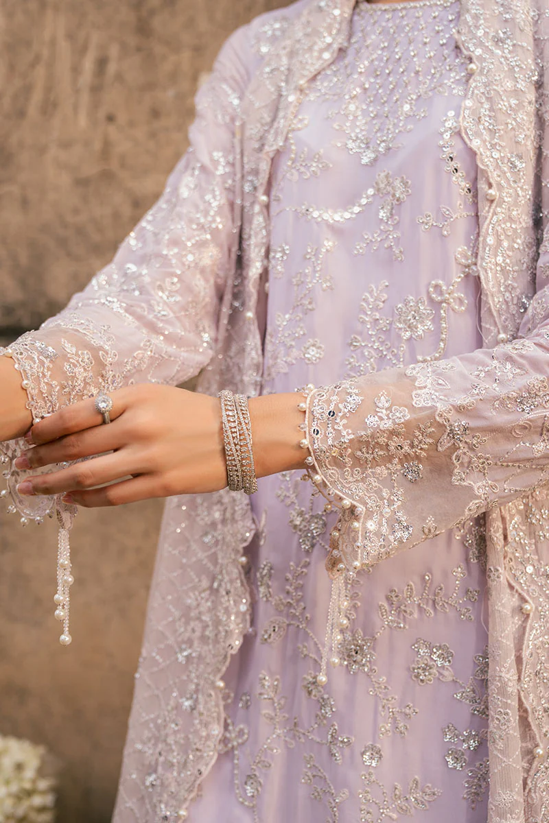 LAVENDER GLAM-3PC CHIFFON EMBROIDERED PRET - Image 2
