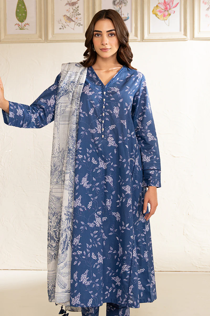 LUSH DAWN-3PC (SHIRT, TROUSER & DUPATTA) - Image 7