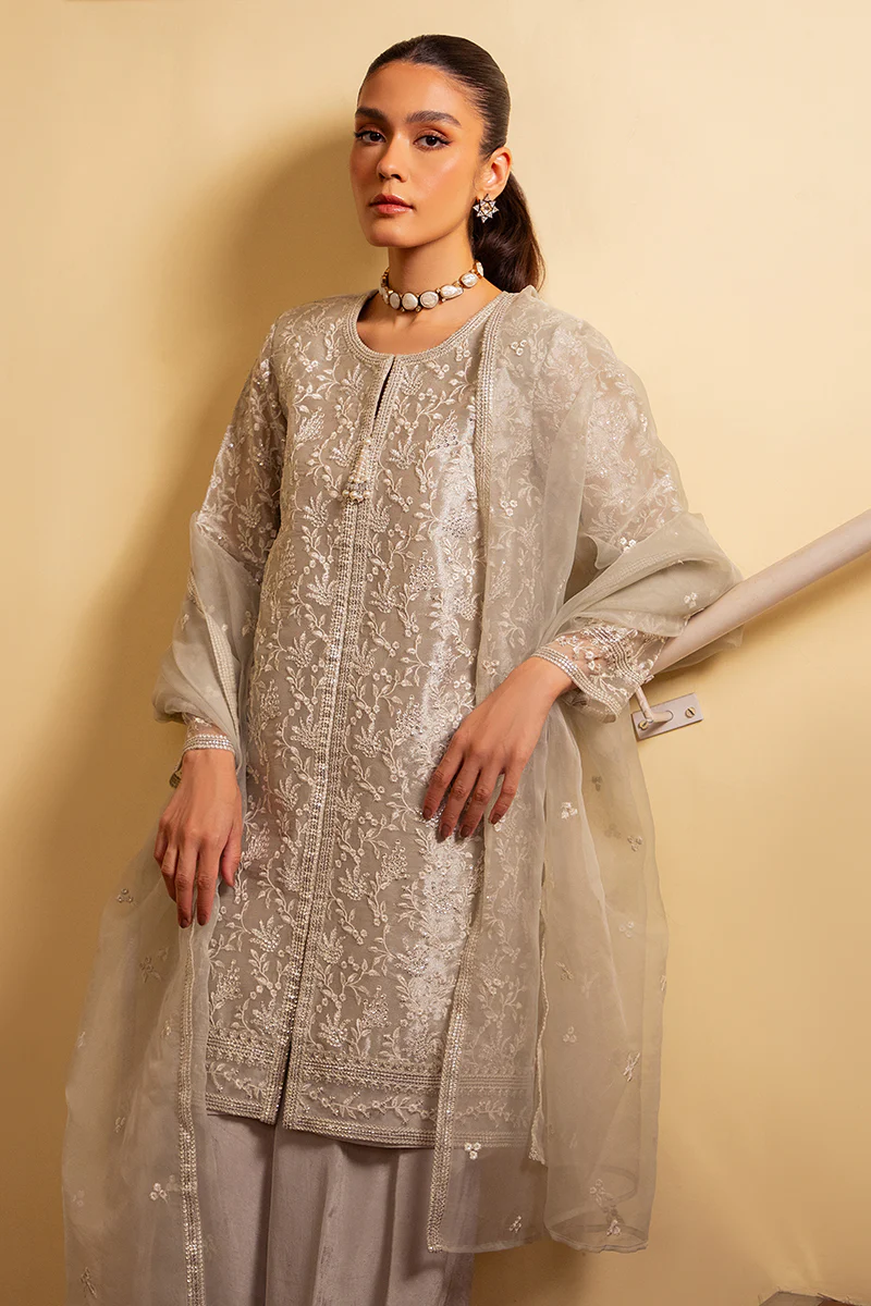 LUSTROUS CHROME-3 PC (SHIRT, TROUSER & DUPATTA) - Image 4