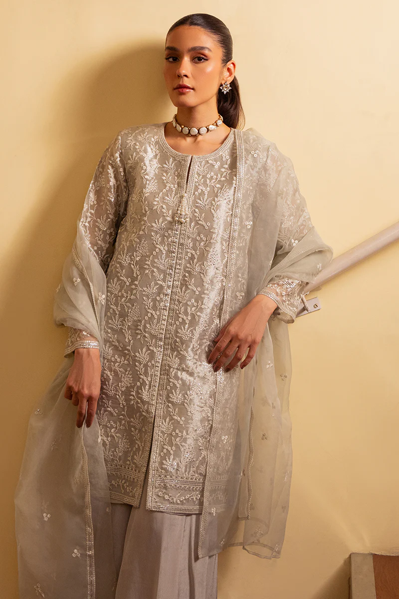 LUSTROUS CHROME-3 PC (SHIRT, TROUSER & DUPATTA) - Image 6
