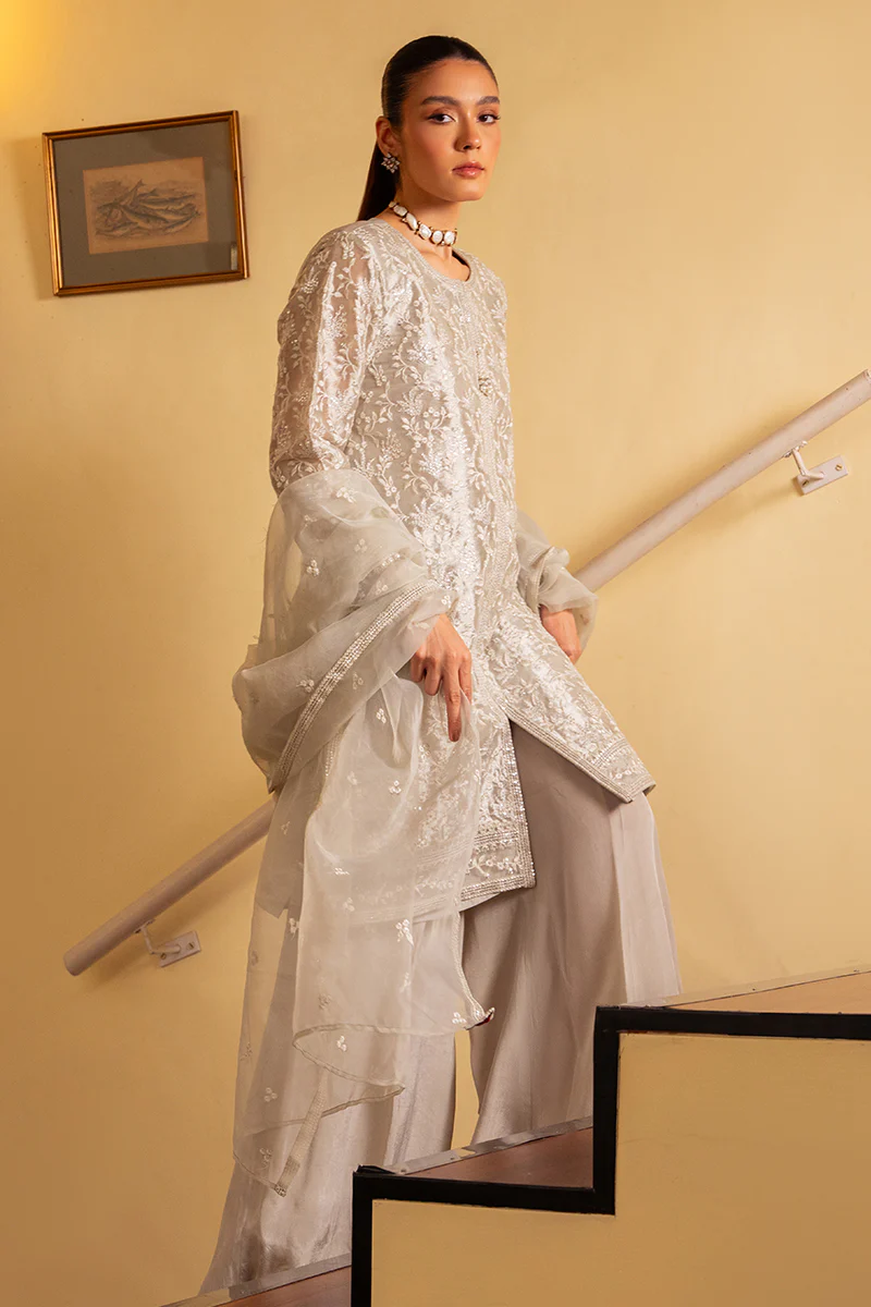 LUSTROUS CHROME-3 PC (SHIRT, TROUSER & DUPATTA) - Image 8