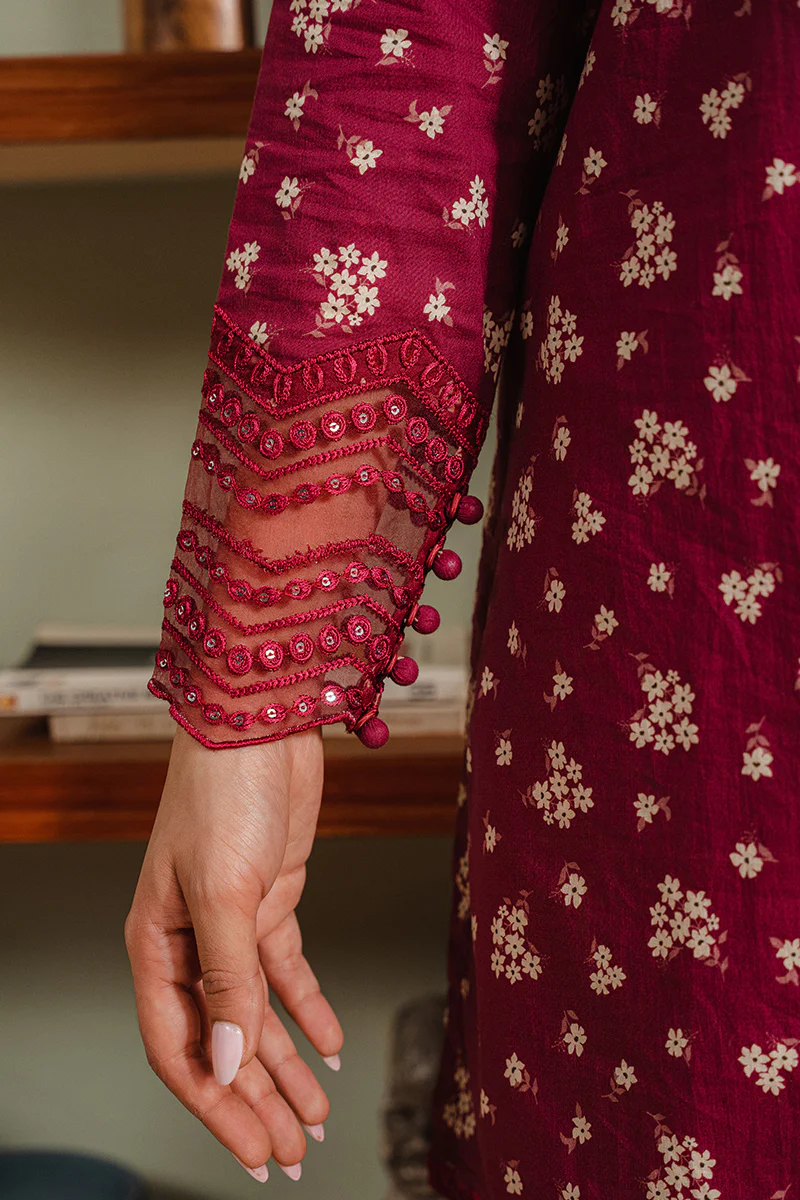 MAJESTIC MAROON-2PC (SHIRT & TROUSER) - Image 2