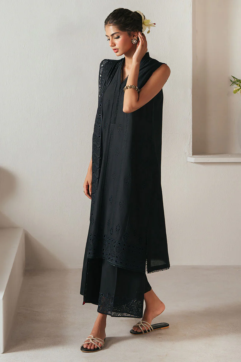 MIDNIGHT GLAM-3PC (SHIRT, TROUSER & DUPATTA) - Image 5