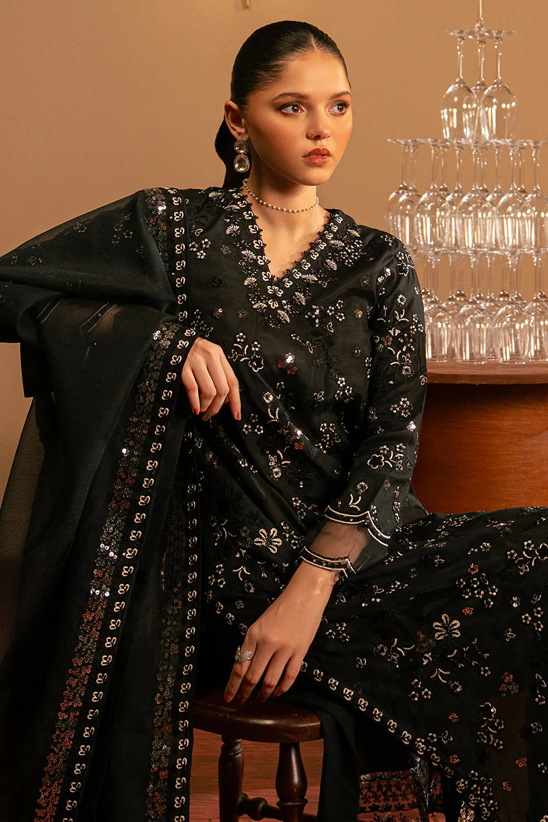 MIDNIGHT MUSE 2 PC (SHIRT & DUPATTA) - Image 4