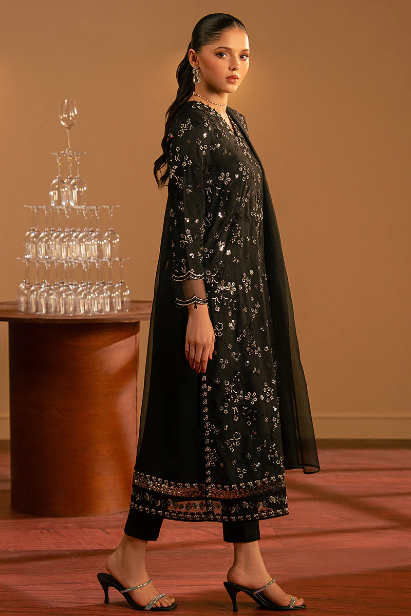 MIDNIGHT MUSE 2 PC (SHIRT & DUPATTA) - Image 9