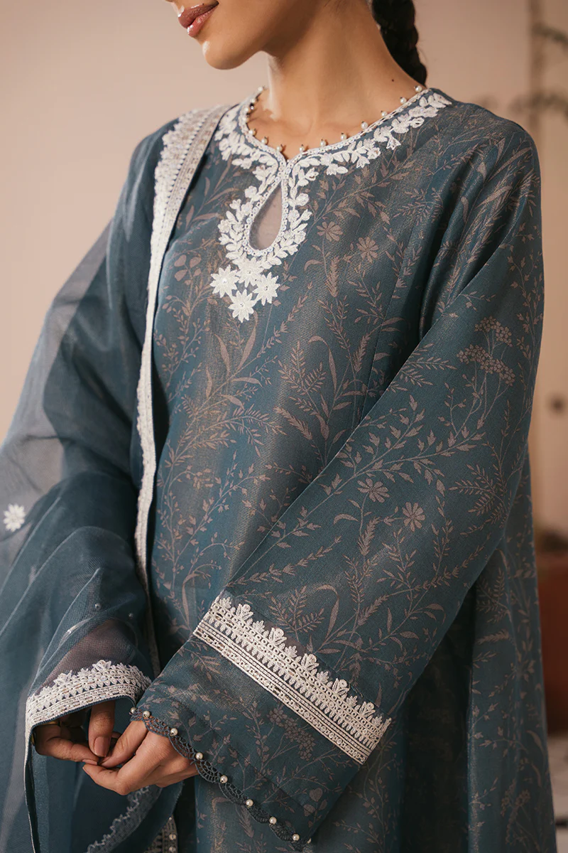 MIDNIGHT SKY-2 PC (SHIRT & DUPATTA) - Image 2