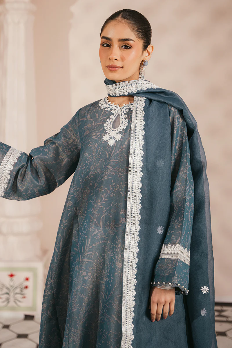 MIDNIGHT SKY-2 PC (SHIRT & DUPATTA) - Image 4