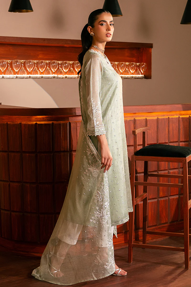 MINTY MEADOW-2 PC (SHIRT & DUPATTA) - Image 6
