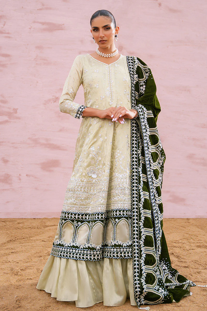 MIRAGE AURA-3PC TISSUE EMBROIDERED PRET - Image 3
