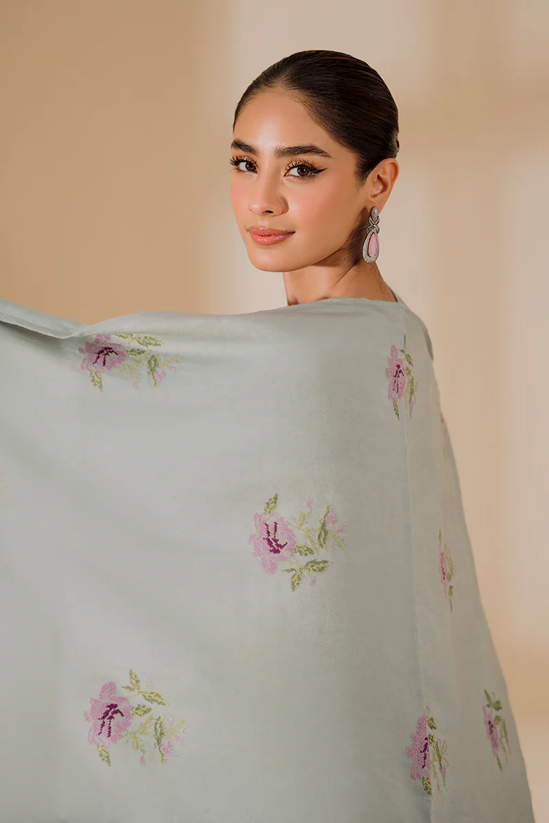 MOON FLOWER-2 PC (SHIRT & DUPATTA) - Image 6