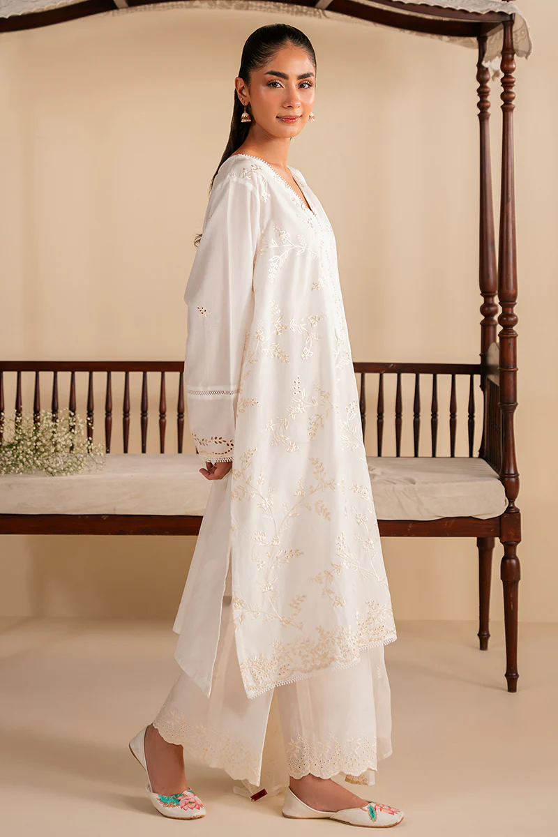 MOON LIGHT-CHIKANKARI (SHIRT & DUPATTA) - Image 9