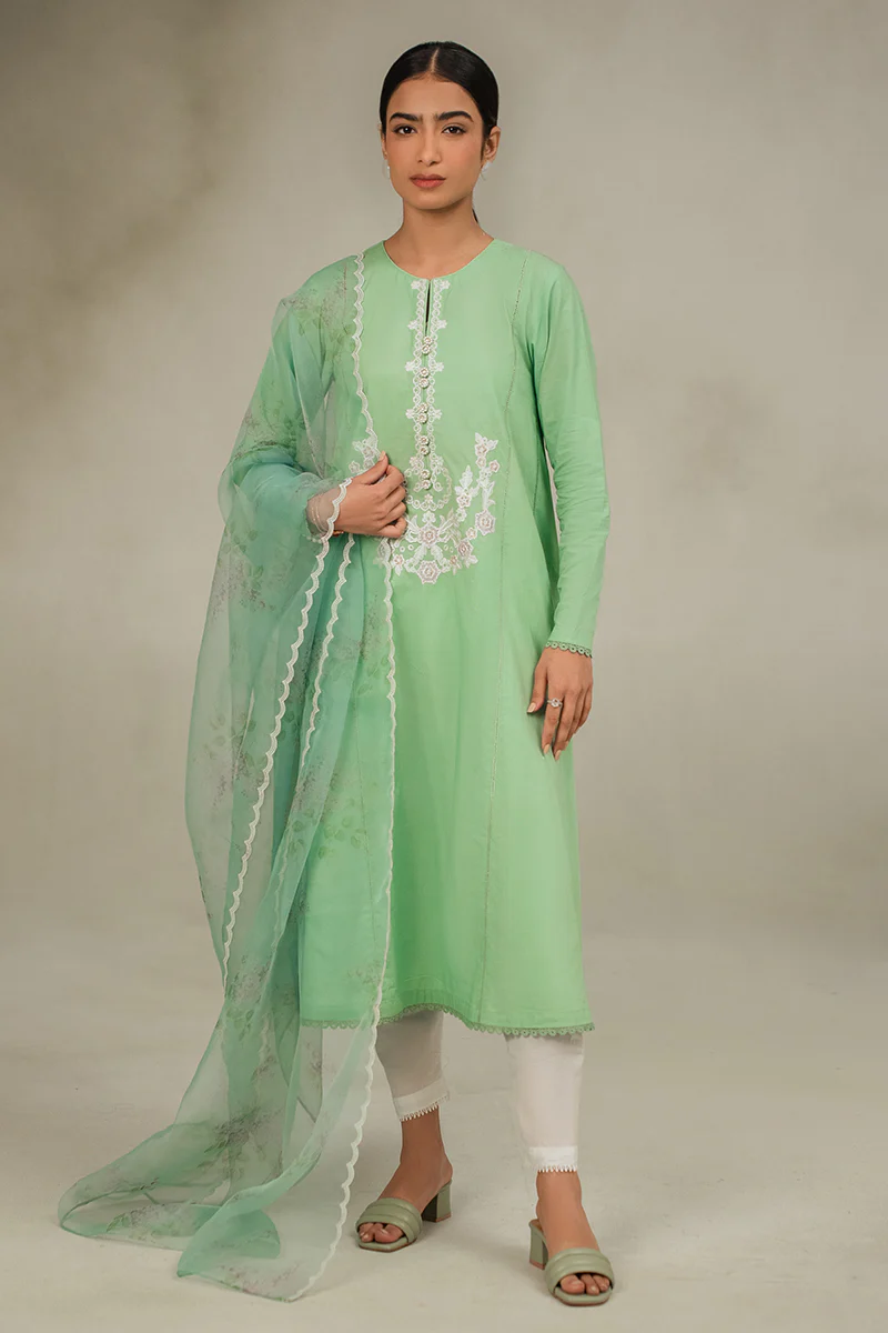 MORNING MIST-2PC (SHIRT & DUPATTA)