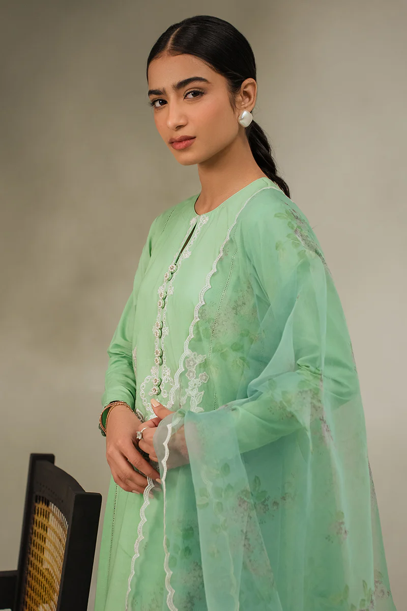 MORNING MIST-2PC (SHIRT & DUPATTA) - Image 5