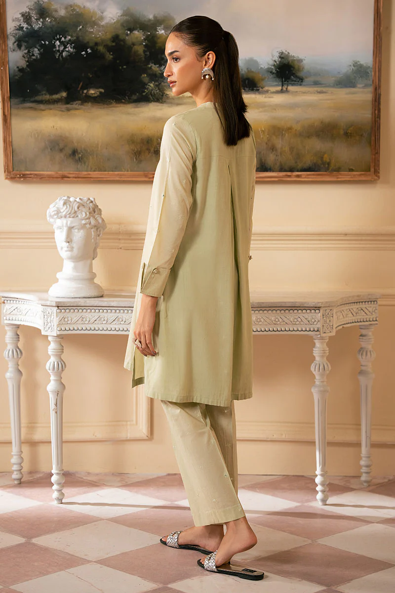 MOSS GREEN-2PC (SHIRT & TROUSER) - Image 6