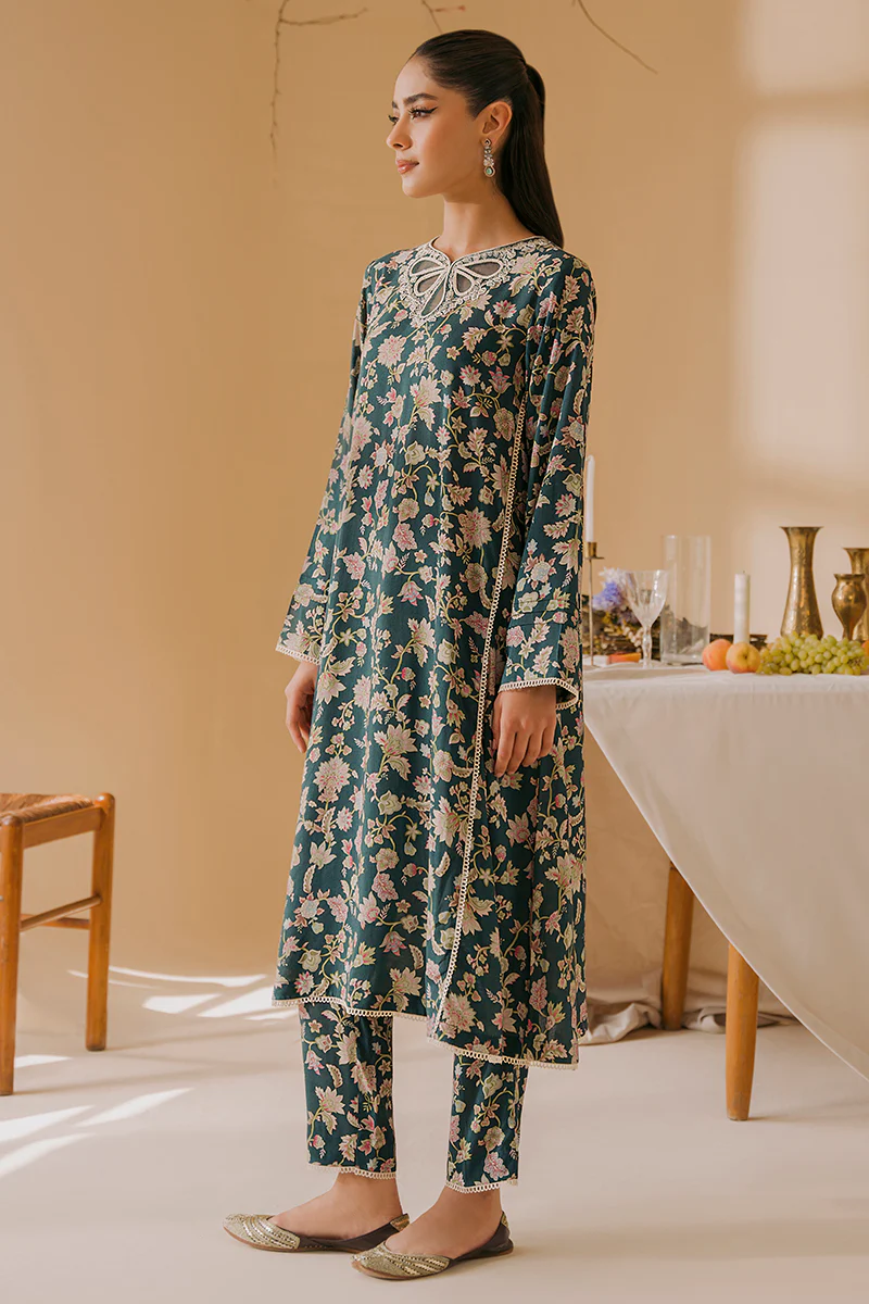 MOSS GREEN-2PC (SHIRT & TROUSER) - Image 3