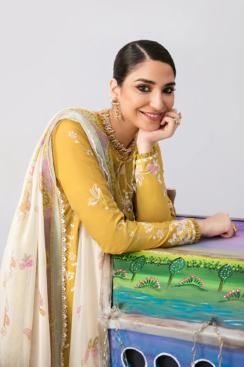 MOSS LILY-3PC (SHIRT, DUPATTA & TROUSER) - Image 5