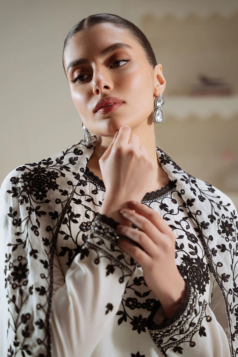MYSTIC NOIR -2PC (SHIRT & DUPATTA) - Image 6