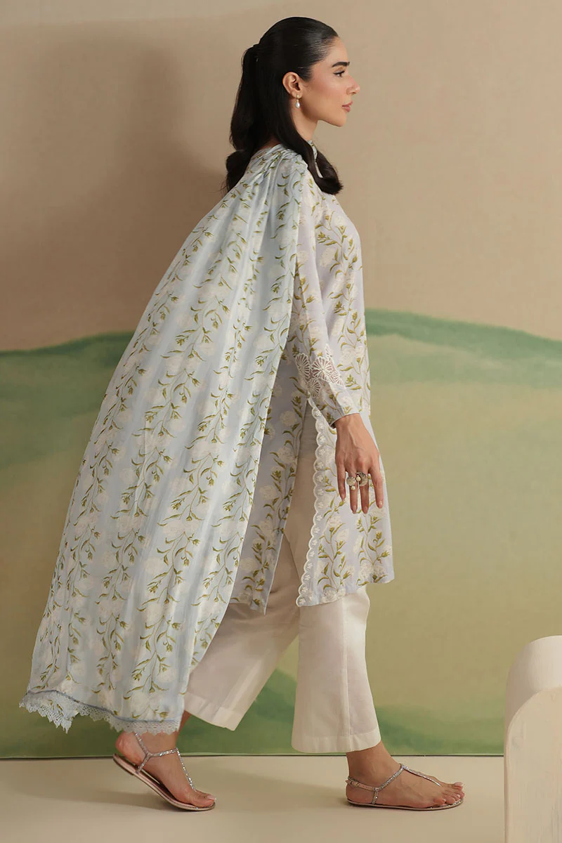OCEAN BREEZE-2PC (SHIRT & DUPATTA) - Image 4