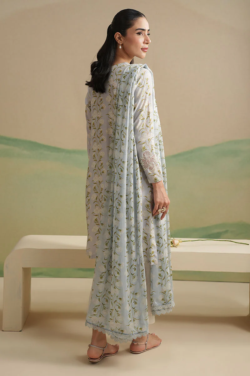 OCEAN BREEZE-2PC (SHIRT & DUPATTA) - Image 5
