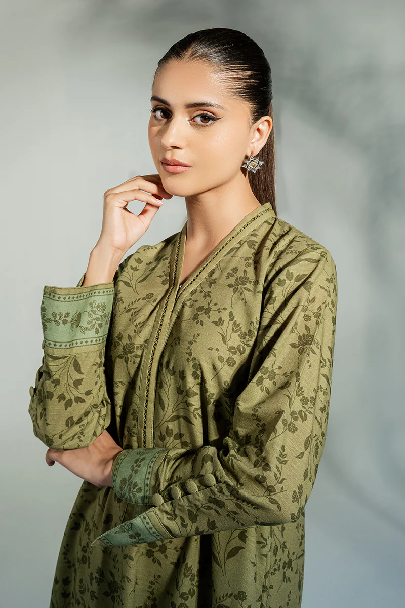 OLIVE DRAB-KHADDAR 1 PIECE - Image 5
