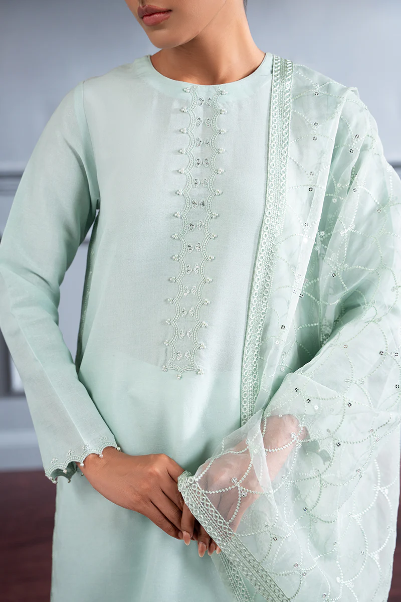 OPAL BLUE-2 PC (SHIRT & DUPATTA) - Image 2