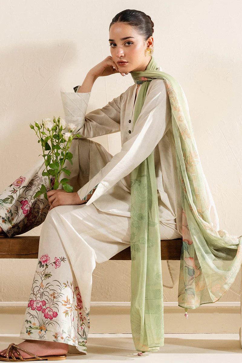 ORCHID HAZE-3 PC (SHIRT, TROUSER & DUPATTA) - Image 5