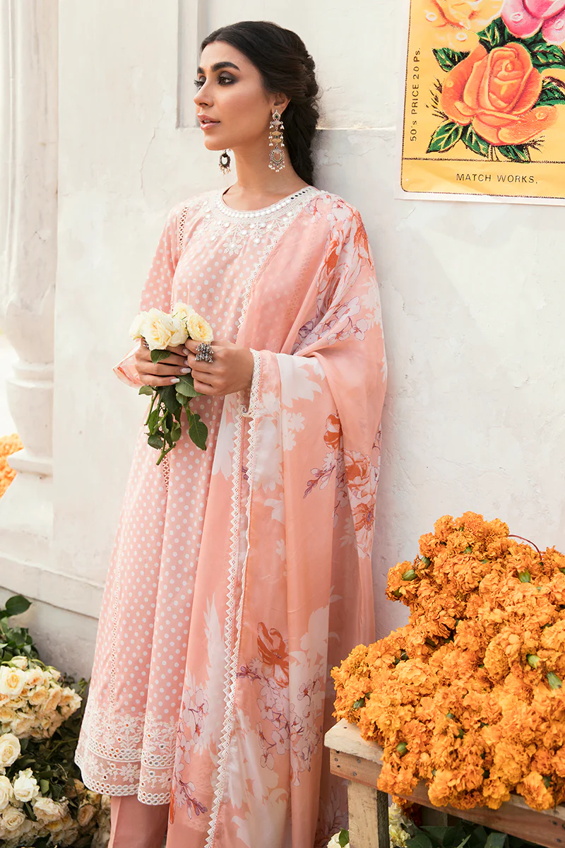 PASTEL WHISPER-3PC (SHIRT, DUPATTA & TROUSER) - Image 4