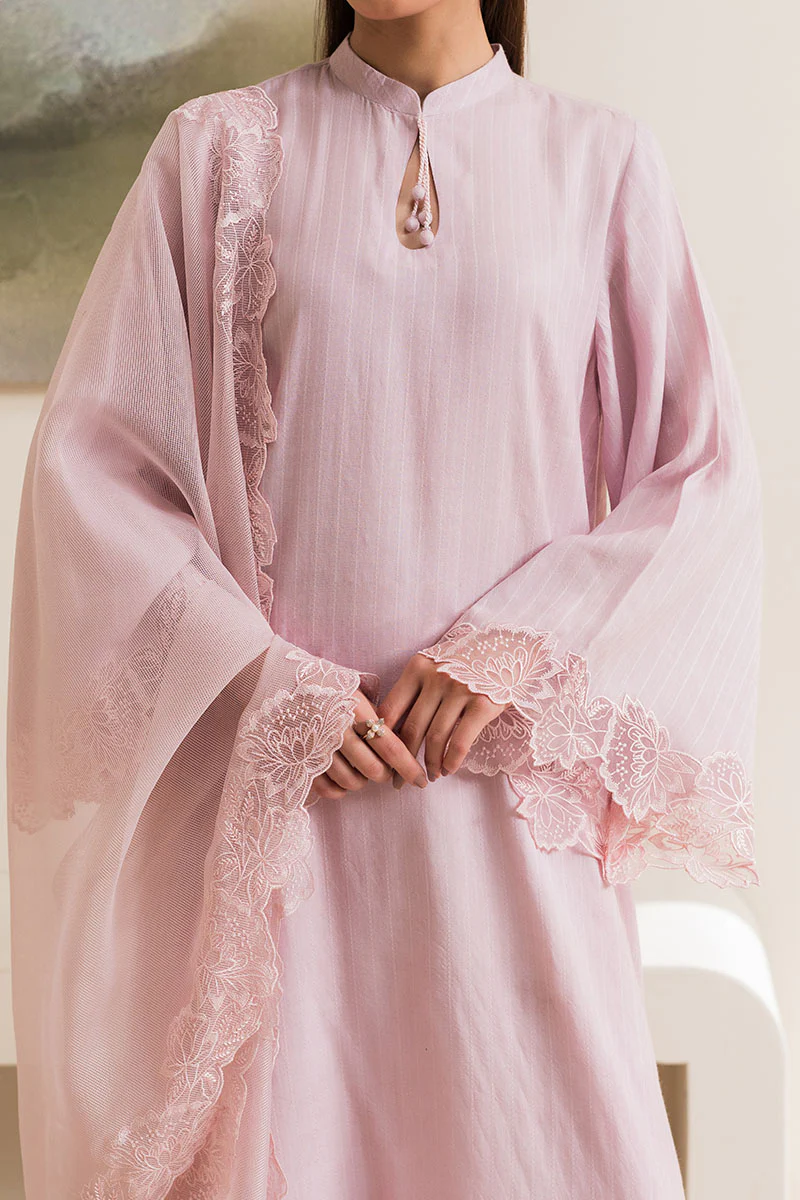 PEACH BLUSH-2PC (SHIRT & DUPATTA) - Image 2