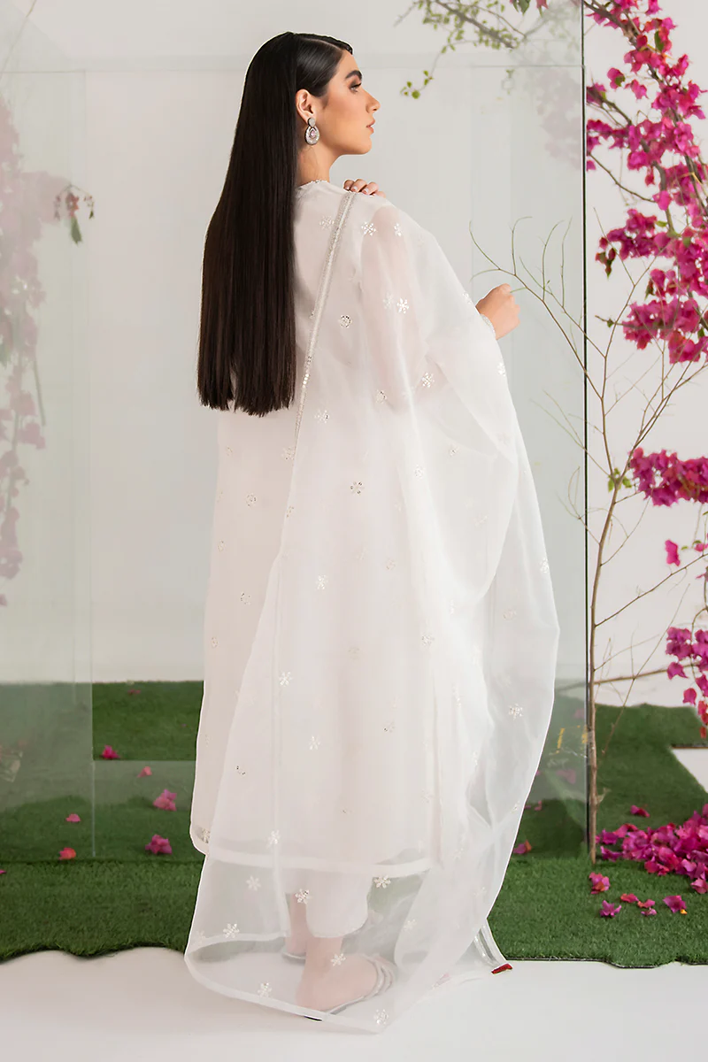 PEARL WHITE-2 PIECE ORGANZA - Image 4