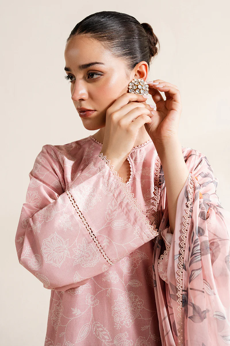 PINK GLAZE-2 PC (SHIRT & DUPATTA) - Image 4