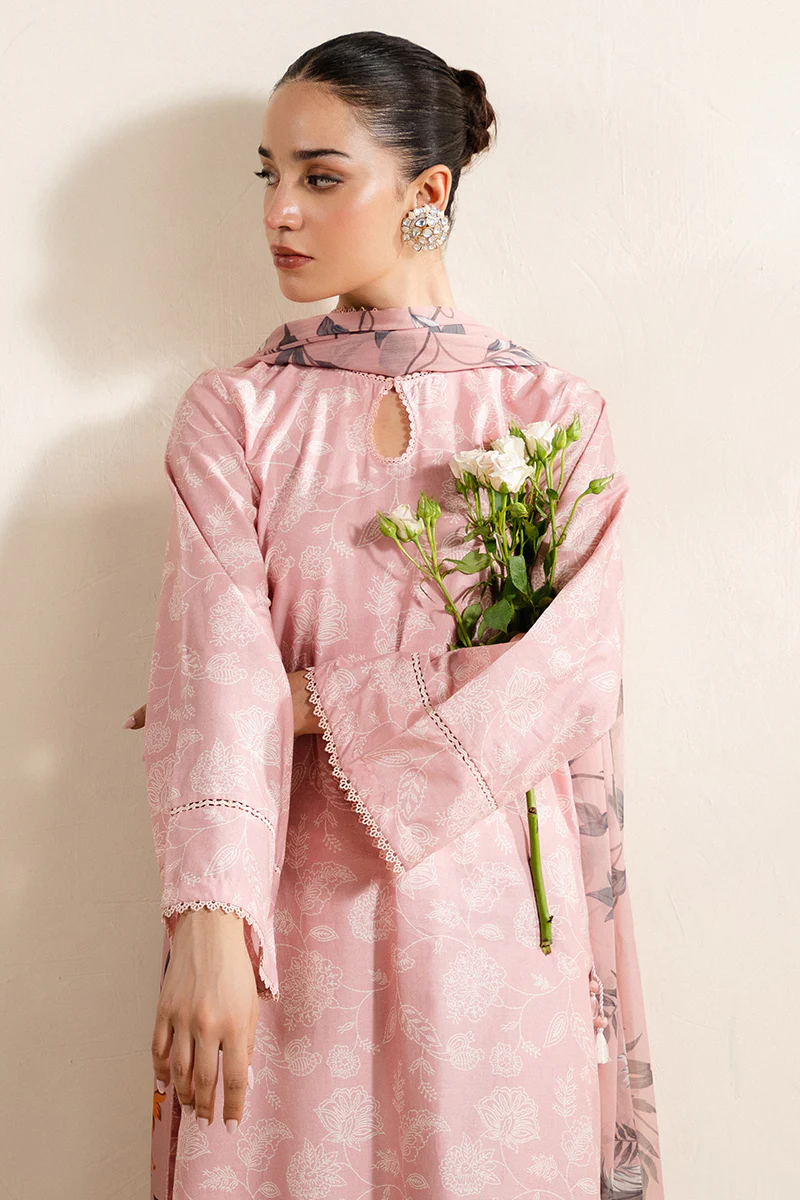 PINK GLAZE-2 PC (SHIRT & DUPATTA) - Image 7