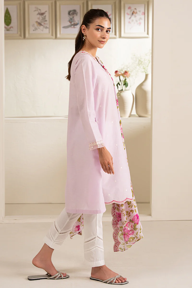 PINK TINT-2PC (SHIRT & DUPATTA) - Image 6
