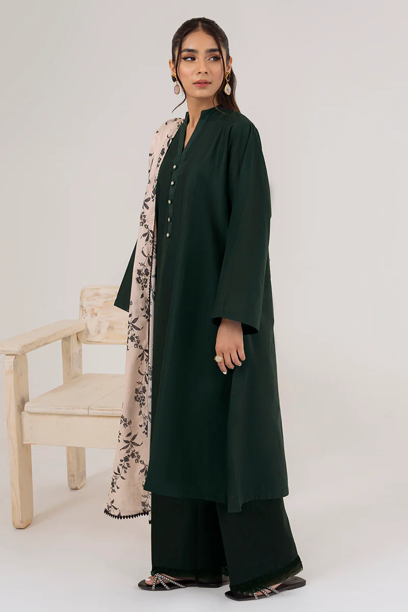 PIRATE BLACK-2PC (SHIRT & DUPATTA) - Image 2