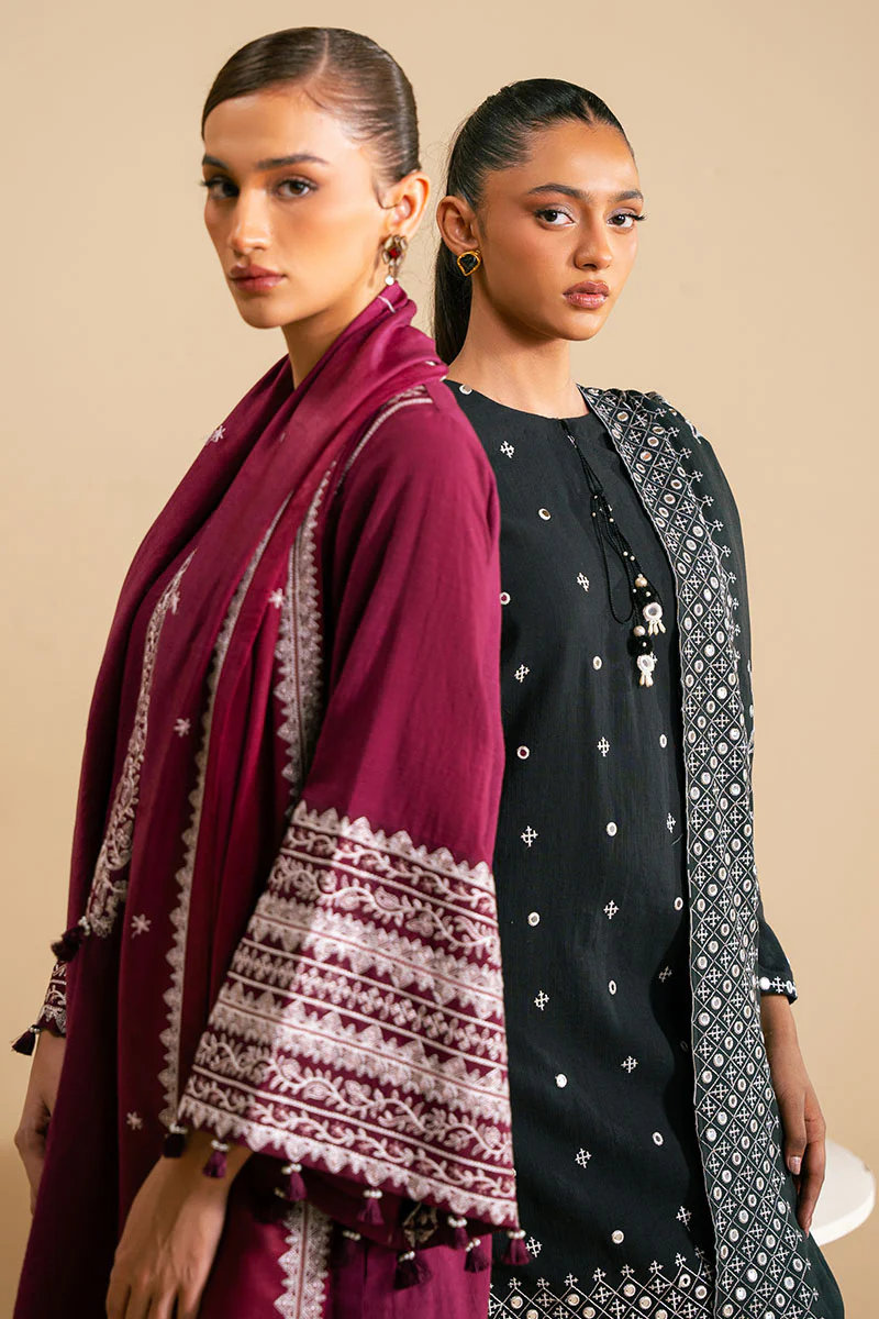 PLUM GLARE-2 PC (SHIRT & DUPATTA) - Image 9