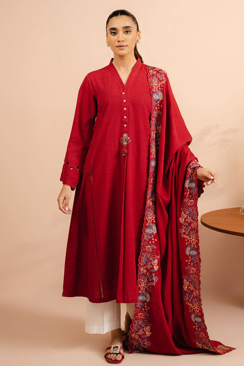 RADIANT ROSE-2 PC (SHIRT & DUPATTA) - Image 2