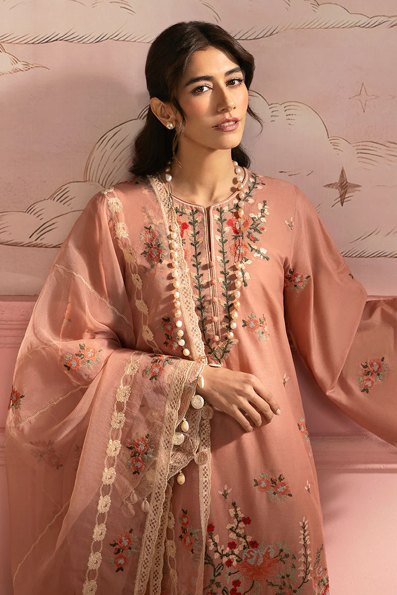 ROSE QUARTZ-3PC (SHIRT, TROUSER & DUPATTA) - Image 5