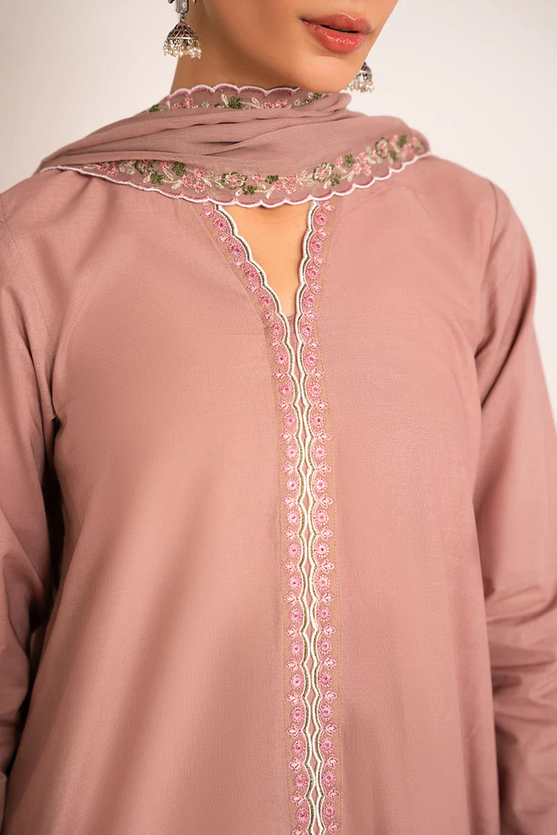 ROSEATE GARDEN-2PC (SHIRT & DUPATTA) - Image 2