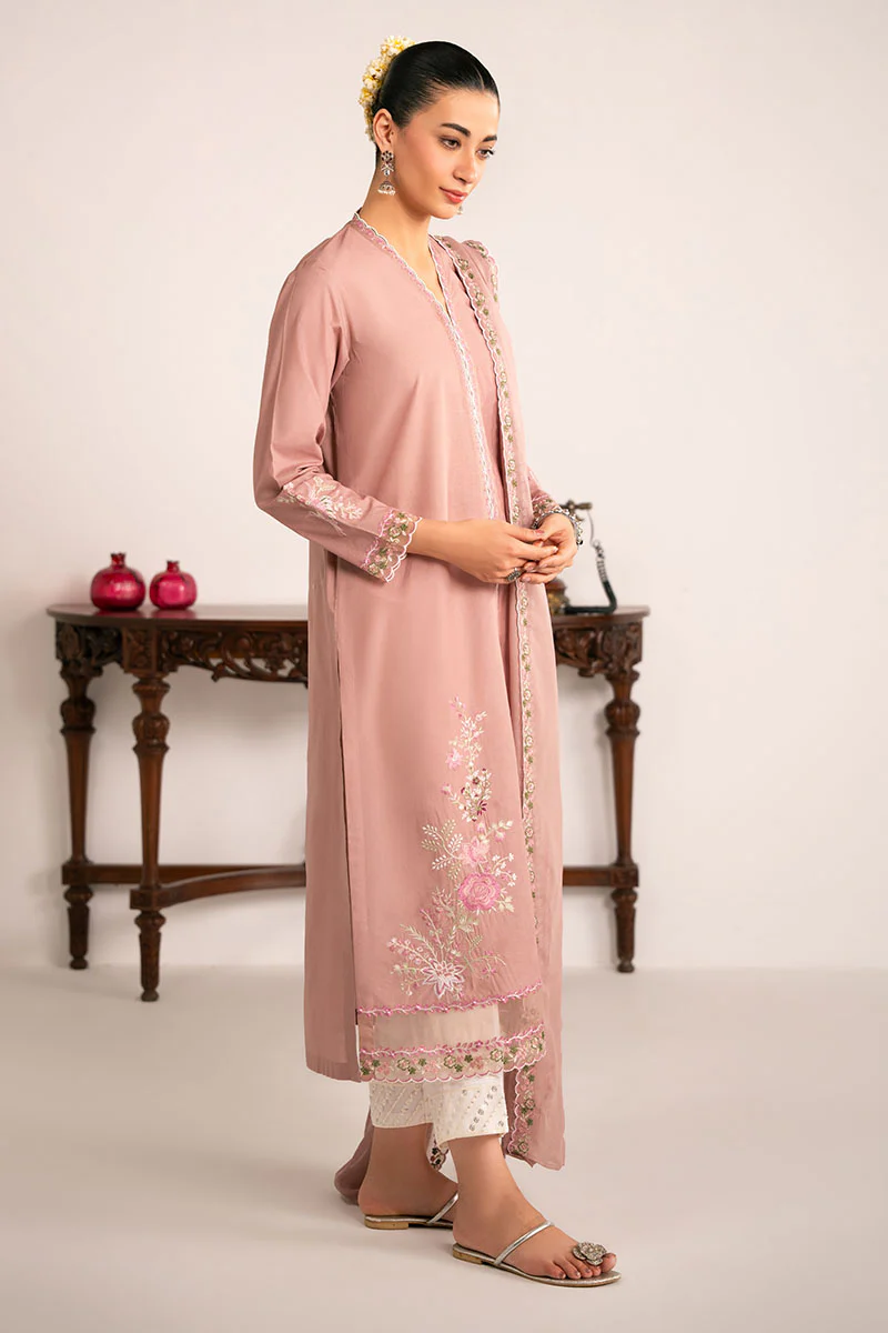 ROSEATE GARDEN-2PC (SHIRT & DUPATTA) - Image 5